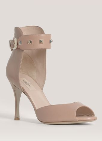 Valentino Studded Anklestrap Pumps - Lyst