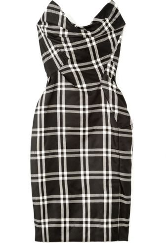 Vivienne Westwood Black White Dame Corset Dress - Lyst