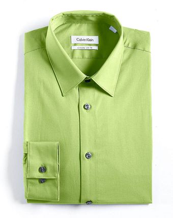 Calvin Klein Slim Fit Dress Shirt - Lyst