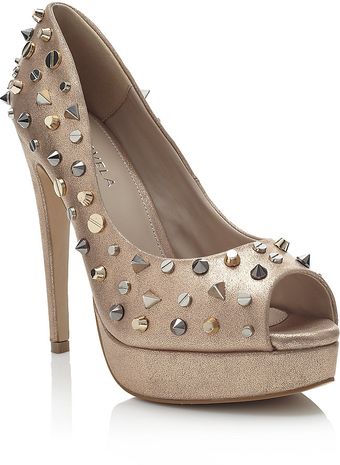 Carvela Kurt Geiger Genie Peep Toe - Lyst