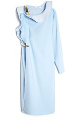 Givenchy Single Sleeve Ruffle Dress