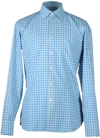 Prada Long Sleeve Shirt - Lyst