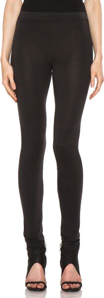 Rick Owens Knit Leggings  - Lyst