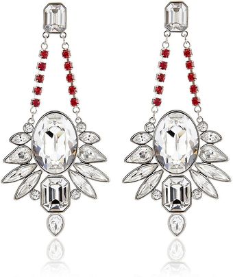 Swarovski Tosha Pierced Earrings - Lyst