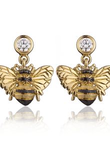Theo Fennell Bee Drop Earrings - Lyst