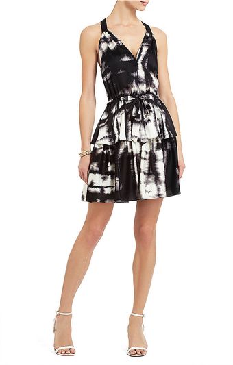 BCBGMAXAZRIA Dorothy Peplum Dress - Lyst