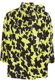 Diane Von Furstenberg Theresa Printed Silkcrepe Top - Lyst