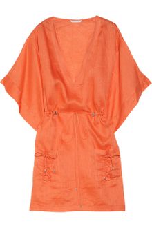 Diane Von Furstenberg Sporty Kleio Linen Tunic - Lyst