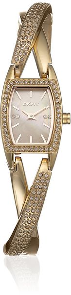 DKNY Twisted Bracelet Watch - Lyst