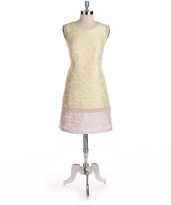 Donna Ricco Daisy Pattern Dress - Lyst