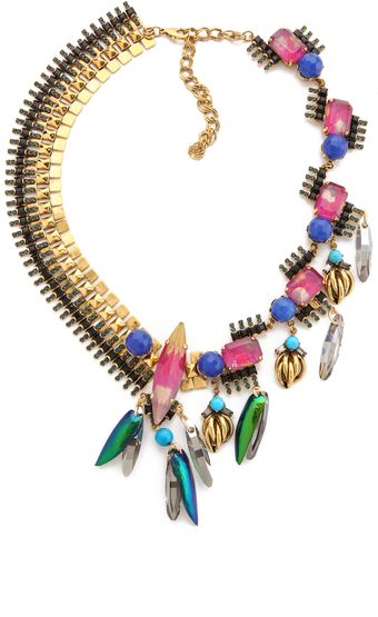 Erickson Beamon Aquarella Do Brasil Asymmetrical Necklace - Lyst