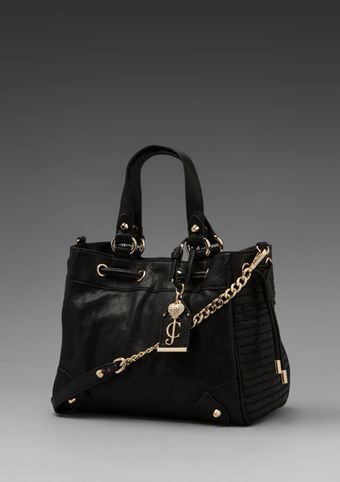 Juicy Couture Dylan Leather Daydreamer in Black - Lyst