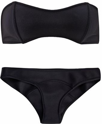 Lisa Marie Fernandez Natalie Neoprene Bandeau Bikini - Lyst