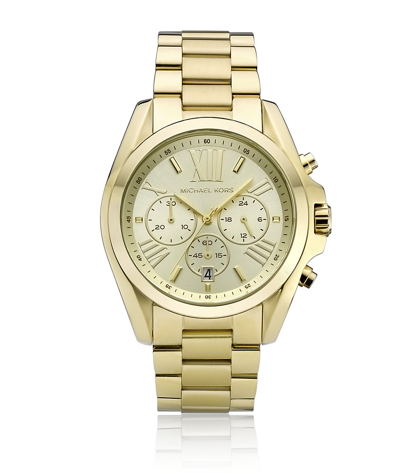 Michael Kors Bradshaw Chronograph Watch in Gold (steel)