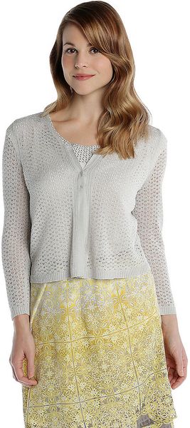 Nic + Zoe Pretty Pointelle Cardy - Lyst