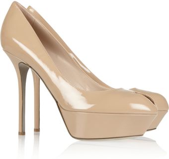 Sergio Rossi Vernice Patent Leather Pumps - Lyst
