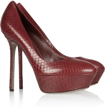 Sergio Rossi Python Pumps - Lyst