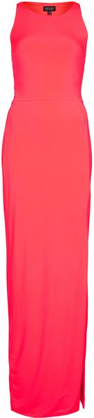 Topshop Cutout Back Maxi Dress - Lyst