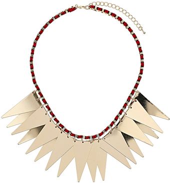 Topshop Triangle Thread Necklace - Lyst