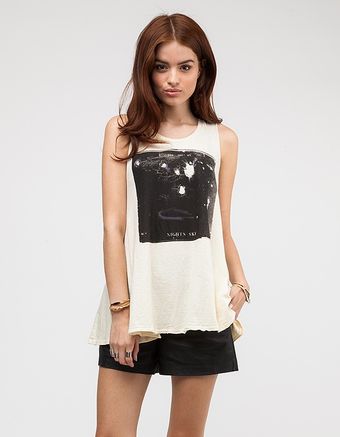 Free People Slumber Party Tank in Ivory - Lyst