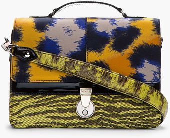 Kenzo Orange Animal Pattern Shoulder Bag - Lyst