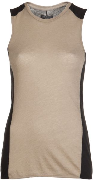 Rag & Bone Shadow Tank - Lyst