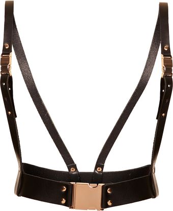 Topshop Seat Belt Buckle Harness - Lyst