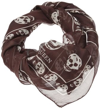 Alexander McQueen Skull Scarf - Lyst