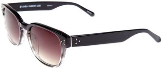 Linda Farrow Luxe Two Tone Sunglasses - Lyst