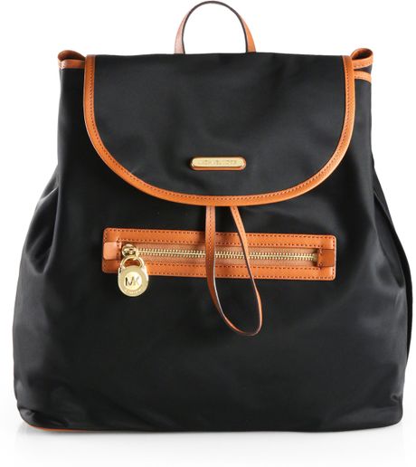 Michael Michael Kors Nylon Backpack in Black