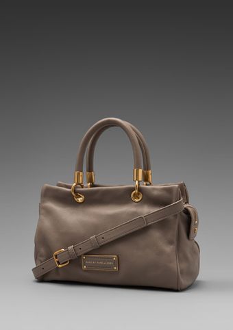 Marc By Marc Jacobs Too Hot To Handle Satchel in Taupe - Lyst