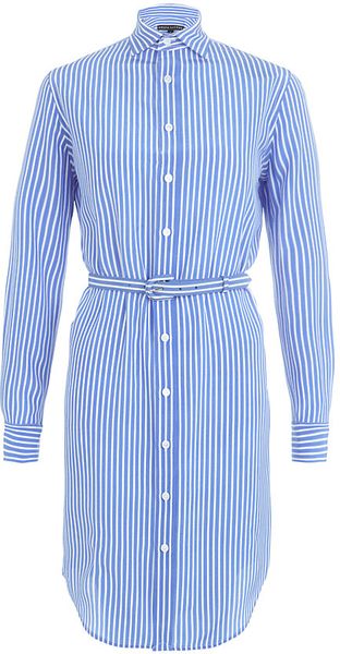 Ralph Lauren Black Label Ricky Shirt Dress - Lyst