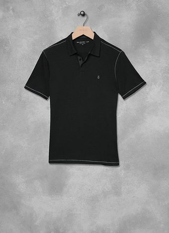 John Varvatos Peace Sign Stripe Polo - Lyst