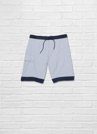 John Varvatos Trimmed Cargo Swim Trunks - Lyst