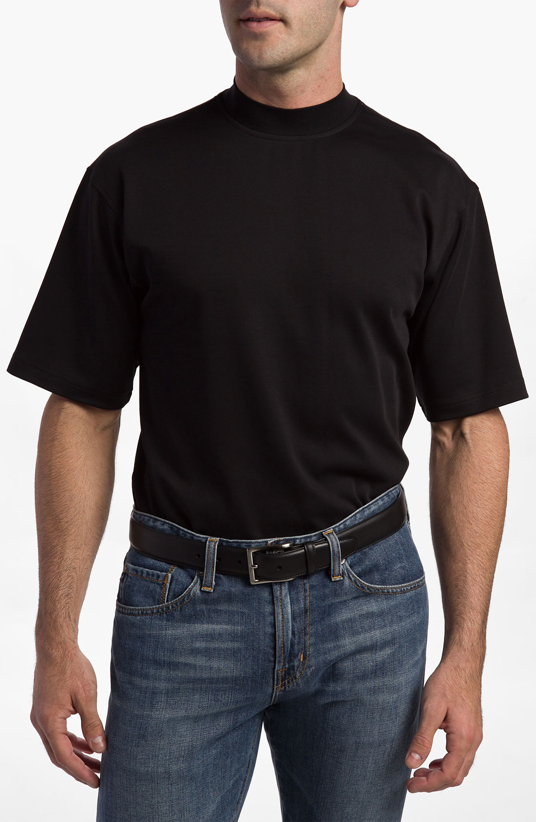 Lone Cypress Pebble Beach Knit Golf Shirt in Black for Men Lyst