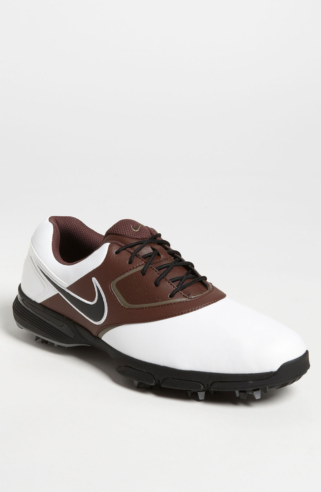 Nike Heritage Golf Shoe in White for Men (white/ black/ chocolate