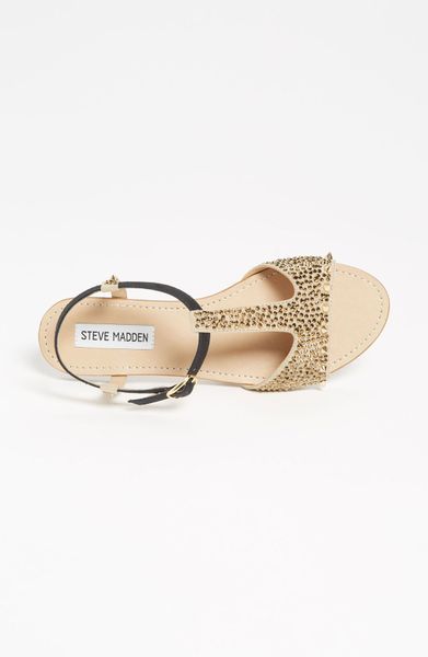 Steve Madden Torment Sandal in Multicolor (gold multi) | Lyst