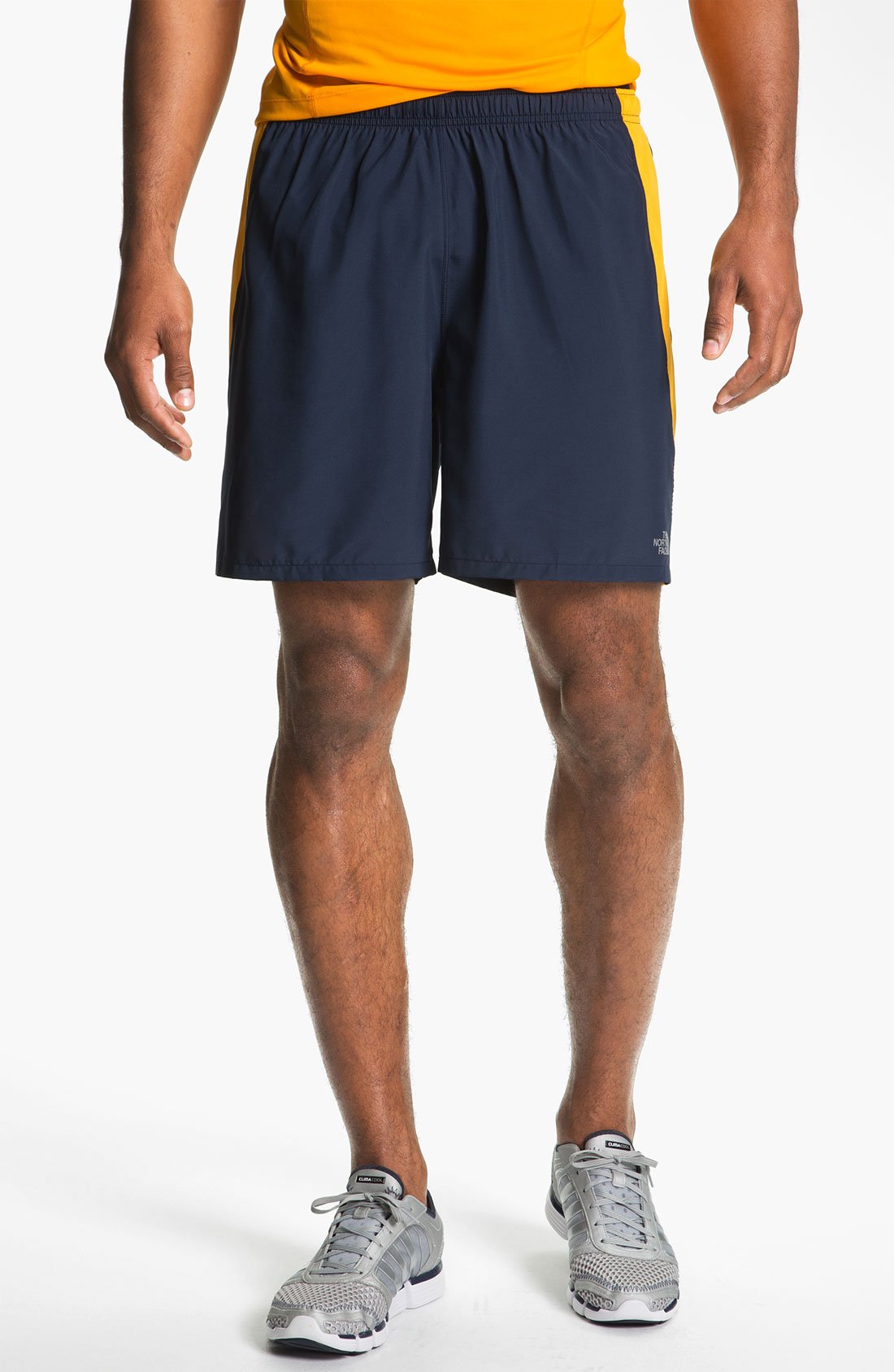 mens north face running shorts