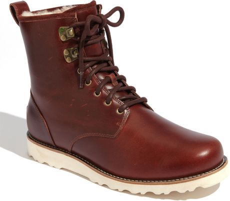 ugg hannen tall boots cordovan