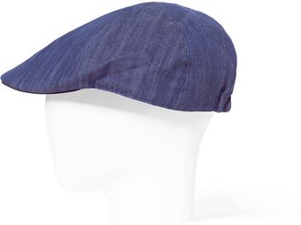 Zara Denim Newsboy Cap - Lyst