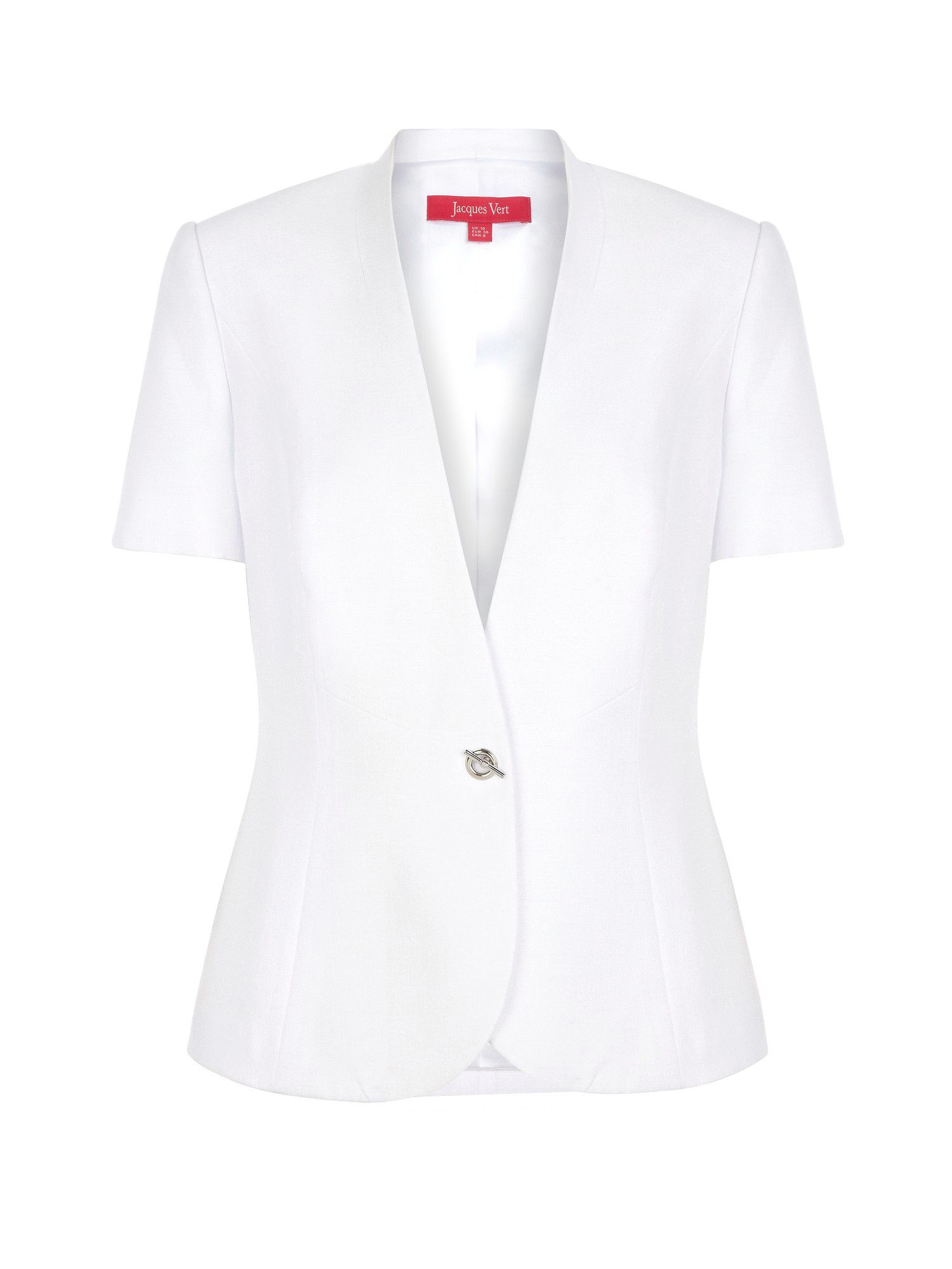 jacques-vert-white-short-sleeve-jacket-in-white-lyst