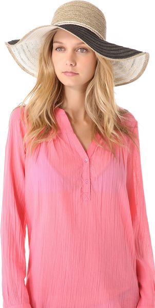 Juicy Couture Oversized Straw Sunhat - Lyst