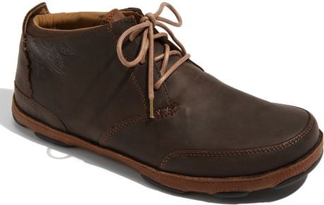 Olukai Kamuela Ankle Boot Men in Brown for Men (dark wood toffee ...