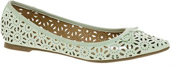Asos Laser Ballet Flats - Lyst