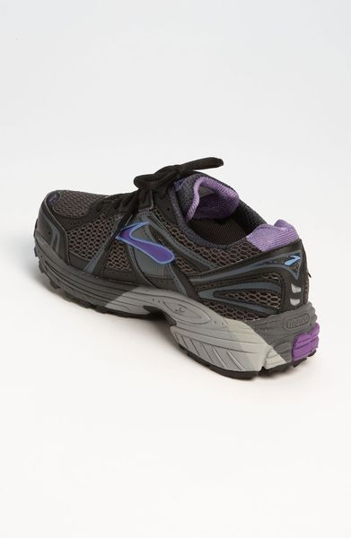 Brooks 'Adrenaline ASR GTX' Trail Running Shoe (Women) Black/ Purple 5.5 M shoes boots