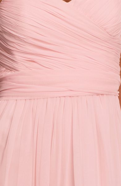 jill jill stuart pink gown