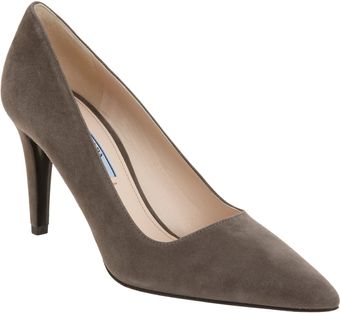 Prada Pointed Toe Pump - Lyst