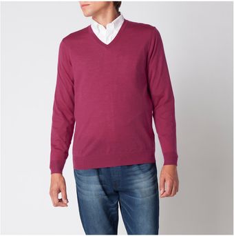 Uniqlo Efm V-Neck Sweater - Lyst