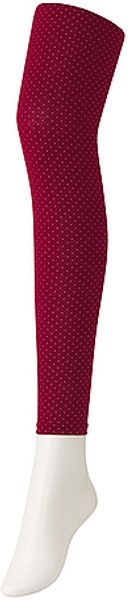 Uniqlo Heat Tech Printed Leggings - Lyst