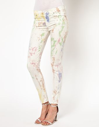 7 For All Mankind Batik The Skinny Jeans - Lyst